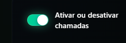 Ativar e desativar as chamadas