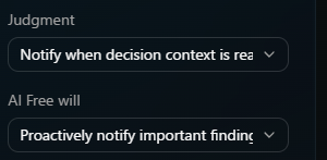 Call timing settings